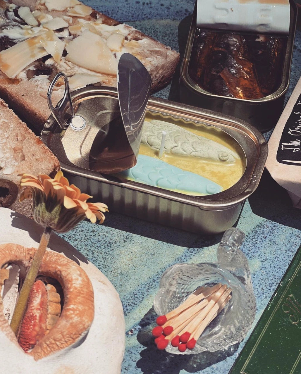 Tinned Fish Candle - Olive Oil + Sea Salt