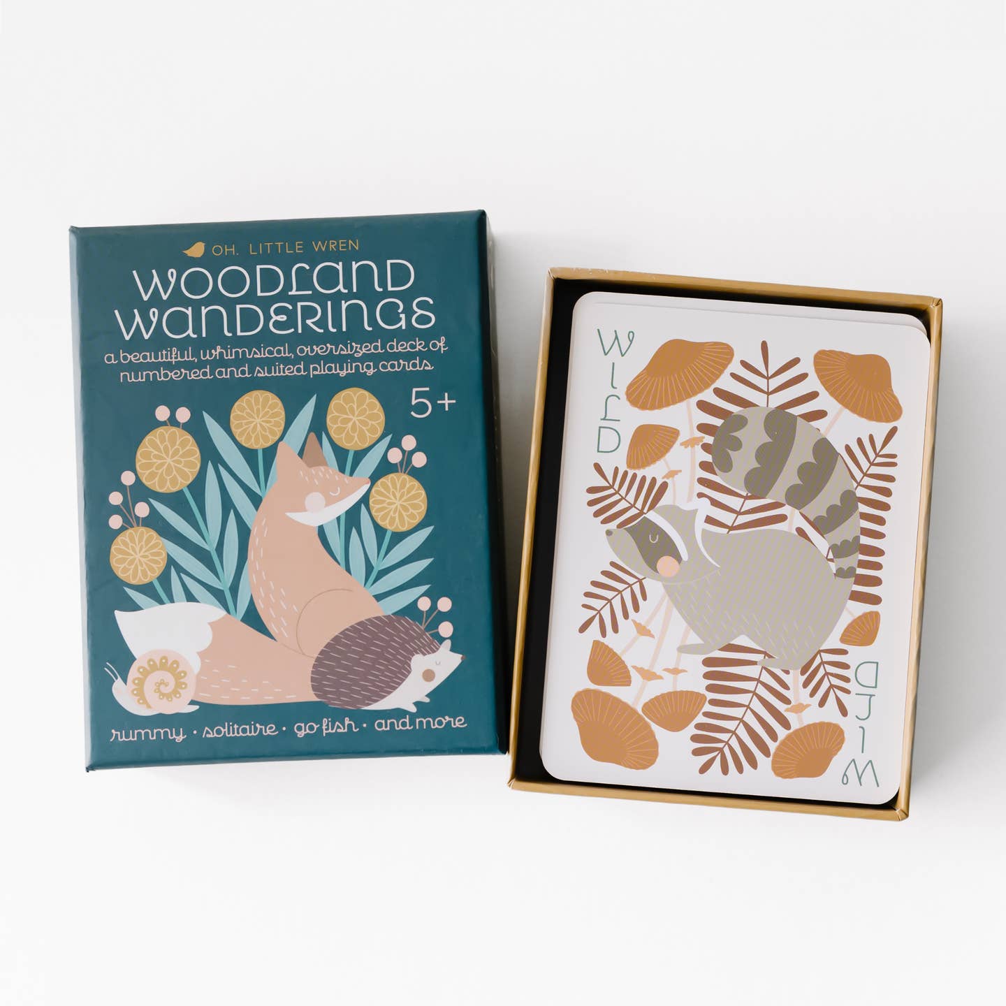 Woodland Animal Deck of Playing Cards For All