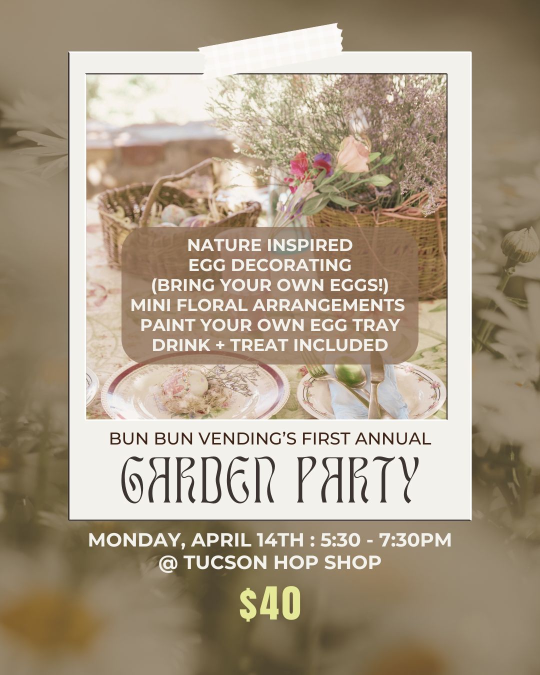 Garden Party Workshop